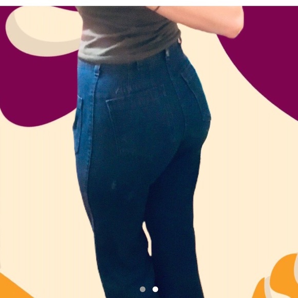 70s vintage bell bottoms - Picture 2 of 2